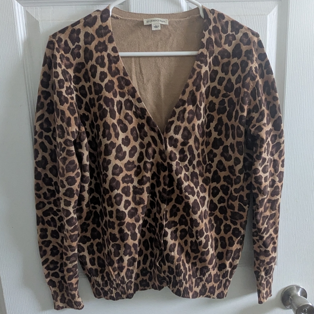 Leopard Print Women's Sweater